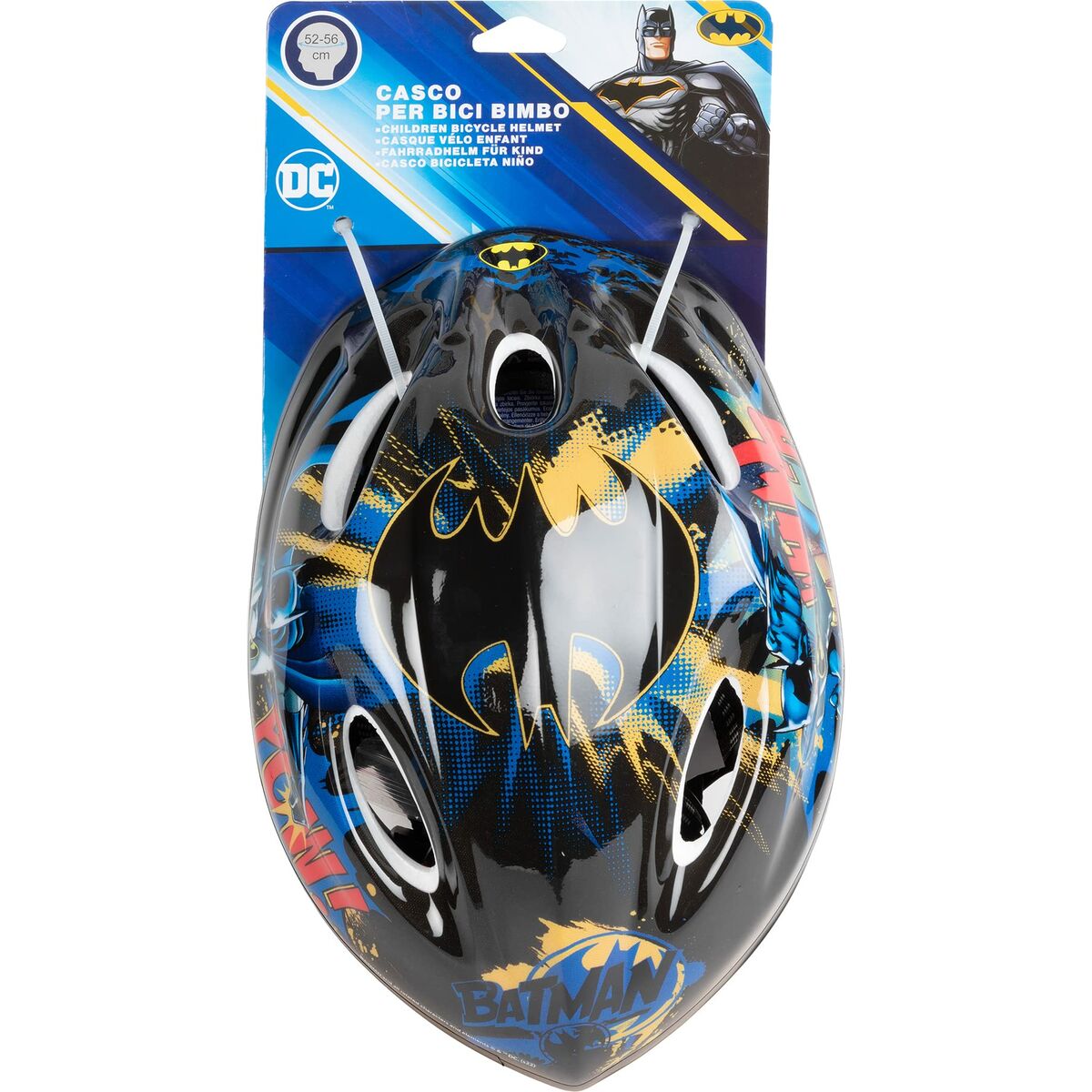 Kinderfahrradhelm Batman CZ10955 Gelb